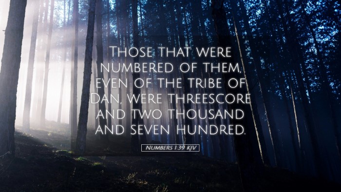 Picture 05 - Numbers 1:39 KJV Desktop Wallpaper - Those that were numbered of them, even of the - Desktop Bible Verse Wallpaper