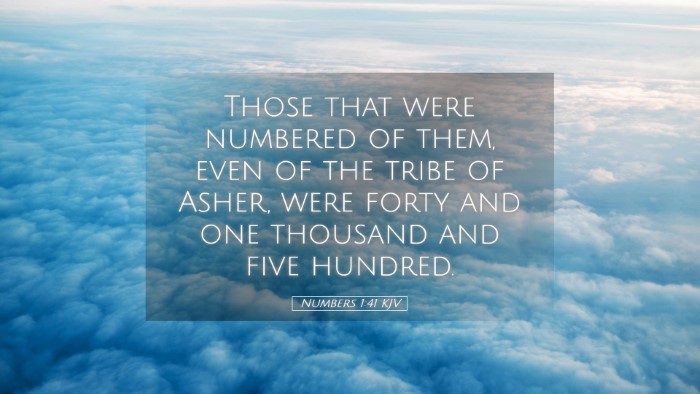 Picture 05 - Numbers 1:41 KJV Desktop Wallpaper - Those that were numbered of them, even of the - Desktop Bible Verse Wallpaper