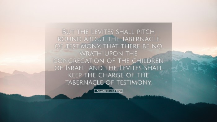 Picture 05 - Numbers 1:53 KJV Desktop Wallpaper - But the Levites shall pitch round about the - Desktop Bible Verse Wallpaper