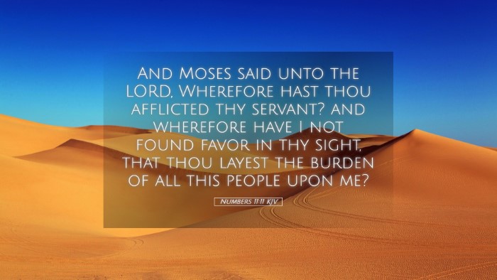 Picture 05 - Numbers 11:11 KJV Desktop Wallpaper - And Moses said unto the LORD, Wherefore hast thou - Desktop Bible Verse Wallpaper