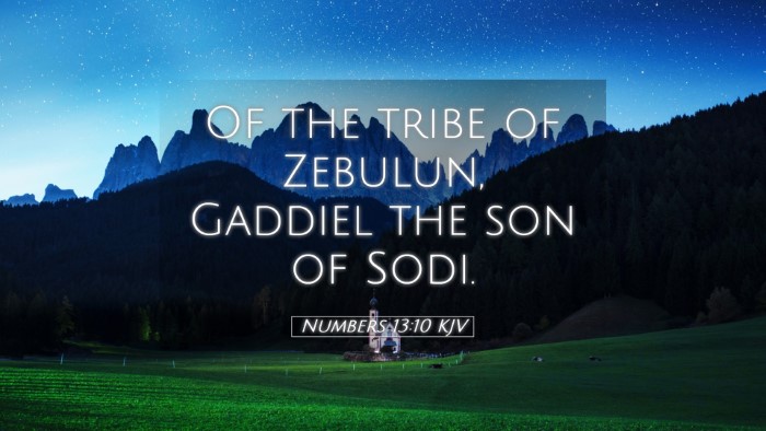 Picture 05 - Numbers 13:10 KJV Desktop Wallpaper - Of the tribe of Zebulun, Gaddiel the son of - Desktop Bible Verse Wallpaper