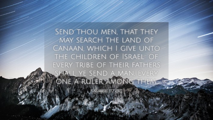 Picture 05 - Numbers 13:2 KJV Desktop Wallpaper - Send thou men, that they may search the land of - Desktop Bible Verse Wallpaper