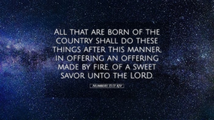 Picture 05 - Numbers 15:13 KJV Desktop Wallpaper - All that are born of the country shall do these - Desktop Bible Verse Wallpaper
