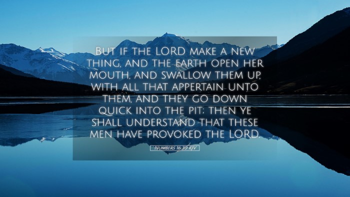 Picture 05 - Numbers 16:30 KJV Desktop Wallpaper - But if the LORD make a new thing, and the earth - Desktop Bible Verse Wallpaper
