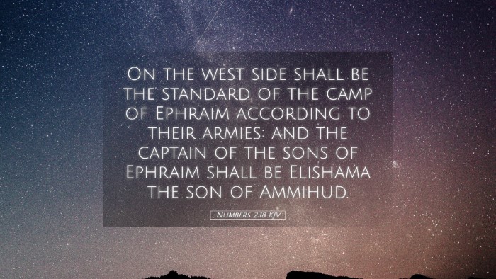 Picture 05 - Numbers 2:18 KJV Desktop Wallpaper - On the west side shall be the standard of the - Desktop Bible Verse Wallpaper