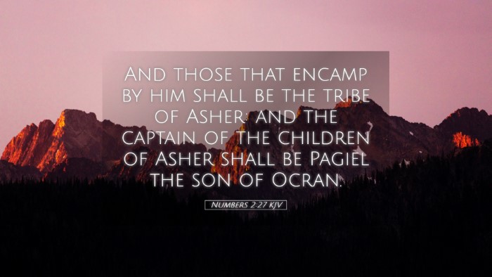 Picture 05 - Numbers 2:27 KJV Desktop Wallpaper - And those that encamp by him shall be the tribe - Desktop Bible Verse Wallpaper