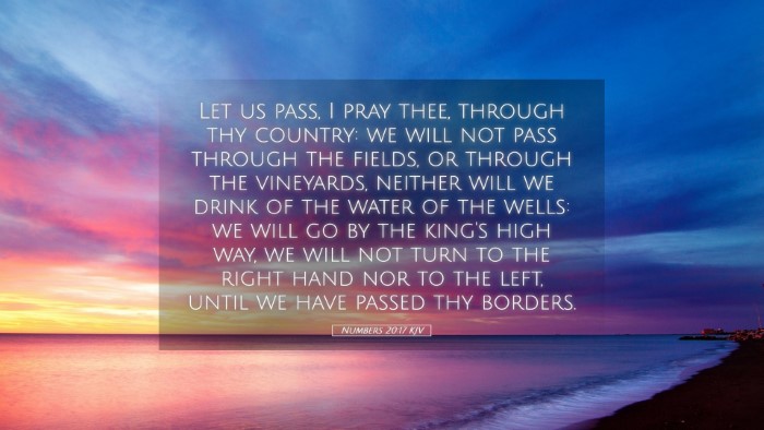 Picture 05 - Numbers 20:17 KJV Desktop Wallpaper - Let us pass, I pray thee, through thy country: we - Desktop Bible Verse Wallpaper