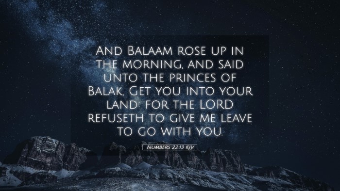 Picture 05 - Numbers 22:13 KJV Desktop Wallpaper - And Balaam rose up in the morning, and said unto - Desktop Bible Verse Wallpaper