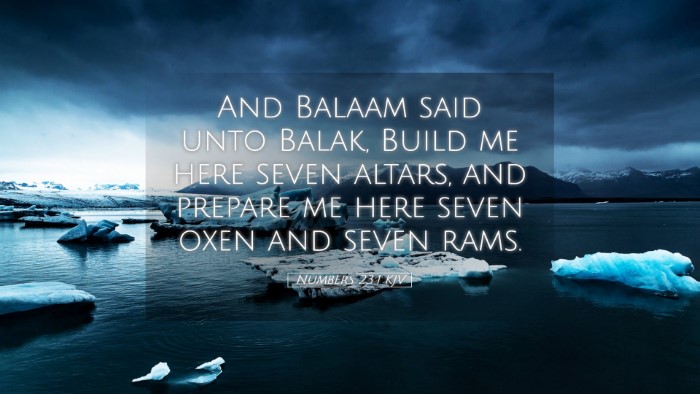 Picture 05 - Numbers 23:1 KJV Desktop Wallpaper - And Balaam said unto Balak, Build me here seven - Desktop Bible Verse Wallpaper