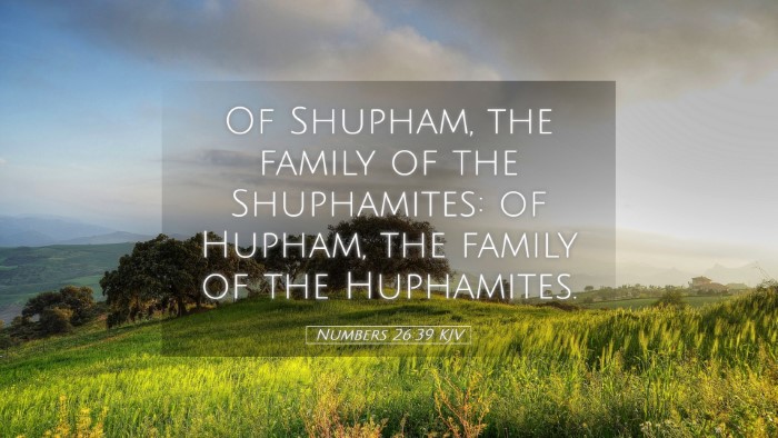 Picture 05 - Numbers 26:39 KJV Desktop Wallpaper - Of Shupham, the family of the Shuphamites: of - Desktop Bible Verse Wallpaper