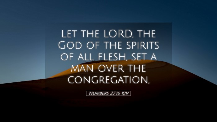 Picture 05 - Numbers 27:16 KJV Desktop Wallpaper - Let the LORD, the God of the spirits of all - Desktop Bible Verse Wallpaper