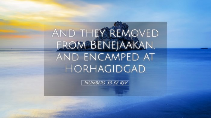 Picture 05 - Numbers 33:32 KJV Desktop Wallpaper - And they removed from Benejaakan, and encamped at - Desktop Bible Verse Wallpaper