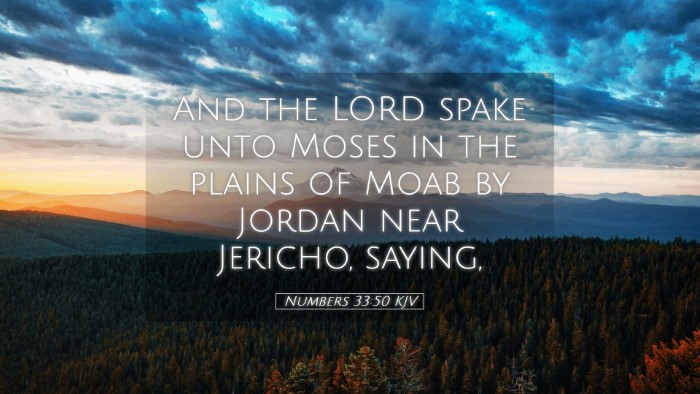 Picture 05 - Numbers 33:50 KJV Desktop Wallpaper - And the LORD spake unto Moses in the plains of - Desktop Bible Verse Wallpaper