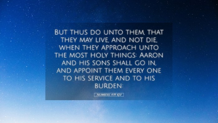 Picture 05 - Numbers 4:19 KJV Desktop Wallpaper - But thus do unto them, that they may live, and - Desktop Bible Verse Wallpaper