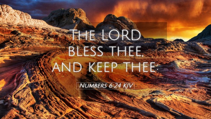 Picture 05 - Numbers 6:24 KJV Desktop Wallpaper - The LORD bless thee, and keep - Desktop Bible Verse Wallpaper