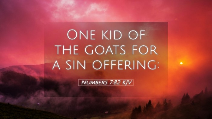 Picture 05 - Numbers 7:82 KJV Desktop Wallpaper - One kid of the goats for a sin - Desktop Bible Verse Wallpaper