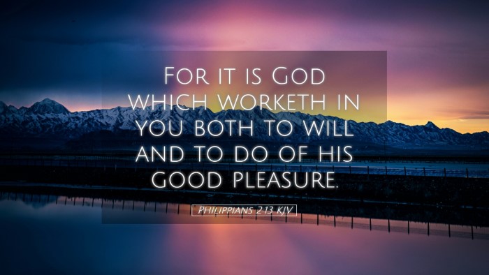 Picture 05 - Philippians 2:13 KJV Desktop Wallpaper - For it is God which worketh in you both to will - Desktop Bible Verse Wallpaper