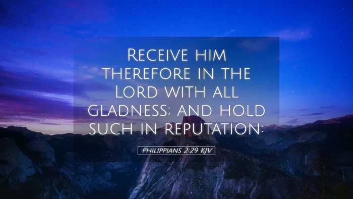 Picture 05 - Philippians 2:29 KJV Desktop Wallpaper - Receive him therefore in the Lord with all - Desktop Bible Verse Wallpaper