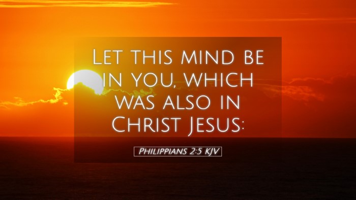 Picture 05 - Philippians 2:5 KJV Desktop Wallpaper - Let this mind be in you, which was also in Christ - Desktop Bible Verse Wallpaper