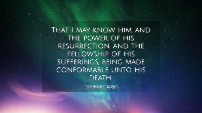 Picture 05 - Philippians 3:10 KJV Desktop Wallpaper - That I may know him, and the power of his - Desktop Bible Verse Wallpaper