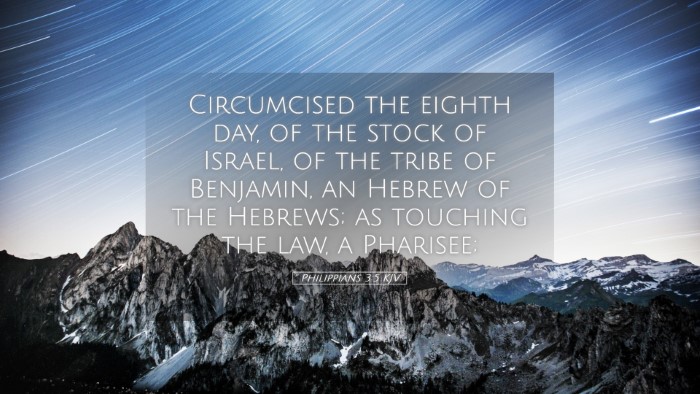 Picture 05 - Philippians 3:5 KJV Desktop Wallpaper - Circumcised the eighth day, of the stock of - Desktop Bible Verse Wallpaper
