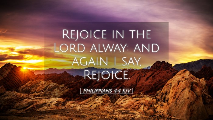 Picture 05 - Philippians 4:4 KJV Desktop Wallpaper - Rejoice in the Lord alway: and again I say, - Desktop Bible Verse Wallpaper