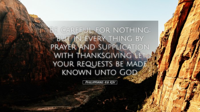 Picture 05 - Philippians 4:6 KJV Desktop Wallpaper - Be careful for nothing; but in every thing by - Desktop Bible Verse Wallpaper