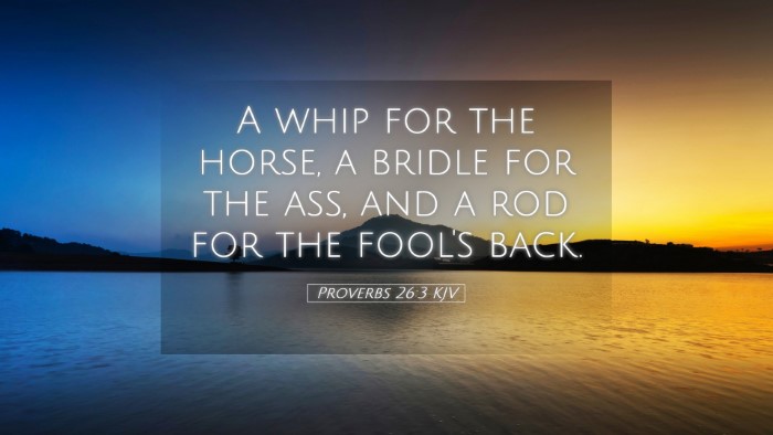 Picture 05 - Proverbs 26:3 KJV Desktop Wallpaper - A whip for the horse, a bridle for the ass, and a - Desktop Bible Verse Wallpaper