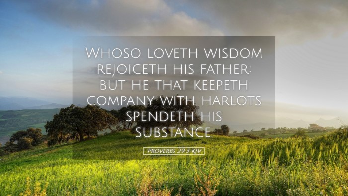 Picture 05 - Proverbs 29:3 KJV Desktop Wallpaper - Whoso loveth wisdom rejoiceth his father: but he - Desktop Bible Verse Wallpaper