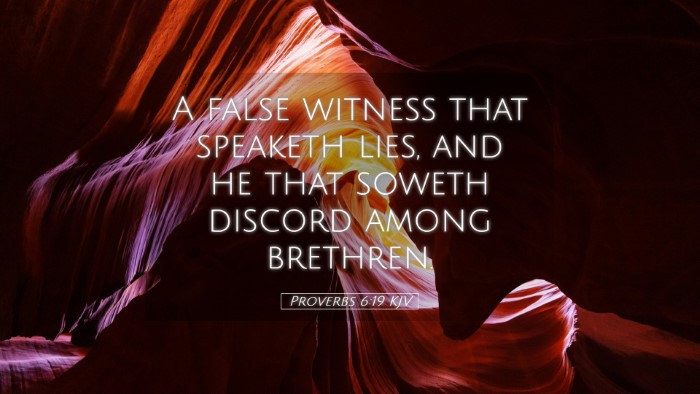 Picture 05 - Proverbs 6:19 KJV Desktop Wallpaper - A false witness that speaketh lies, and he that - Desktop Bible Verse Wallpaper