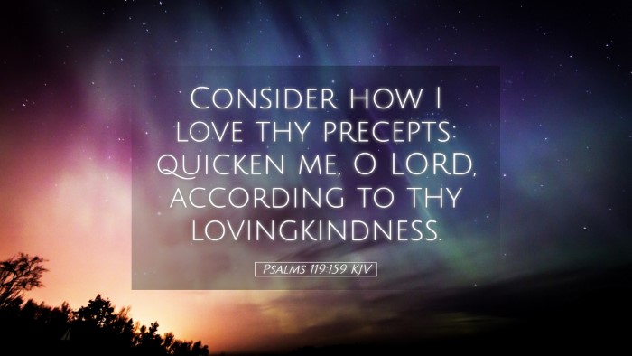 Picture 05 - Psalms 119:159 KJV Desktop Wallpaper - Consider how I love thy precepts: quicken me, O - Desktop Bible Verse Wallpaper
