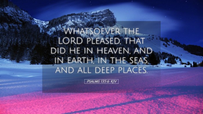 Picture 05 - Psalms 135:6 KJV Desktop Wallpaper - Whatsoever the LORD pleased, that did he in - Desktop Bible Verse Wallpaper