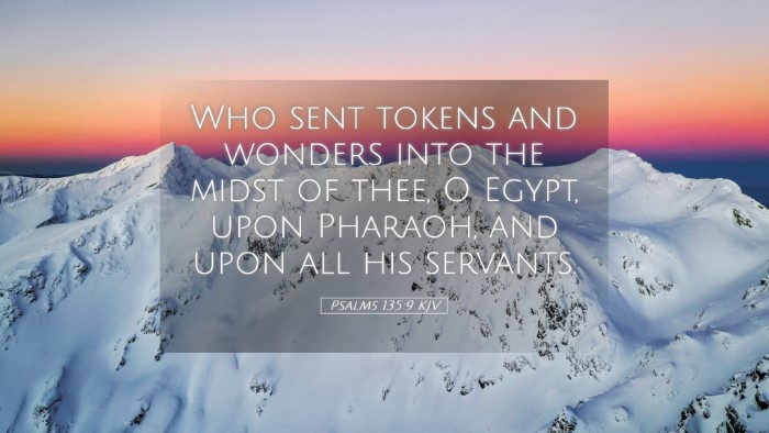 Picture 05 - Psalms 135:9 KJV Desktop Wallpaper - Who sent tokens and wonders into the midst of - Desktop Bible Verse Wallpaper