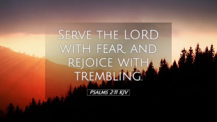 Picture 05 - Psalms 2:11 KJV Desktop Wallpaper - Serve the LORD with fear, and rejoice with - Desktop Bible Verse Wallpaper