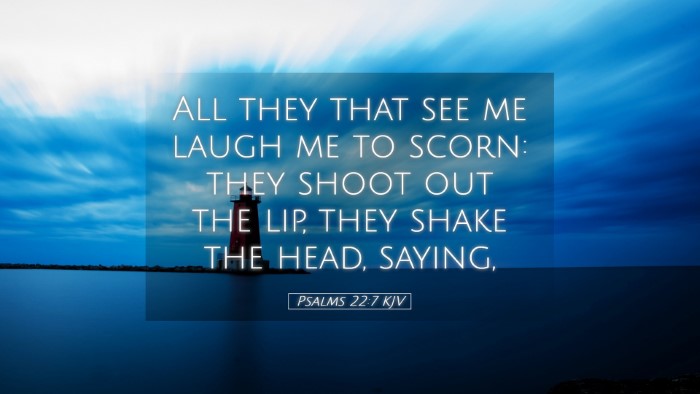Picture 05 - Psalms 22:7 KJV Desktop Wallpaper - All they that see me laugh me to scorn: they - Desktop Bible Verse Wallpaper