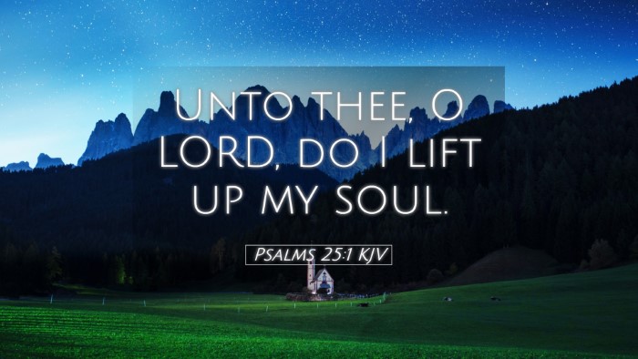 Picture 05 - Psalms 25:1 KJV Desktop Wallpaper - Unto thee, O LORD, do I lift up my - Desktop Bible Verse Wallpaper