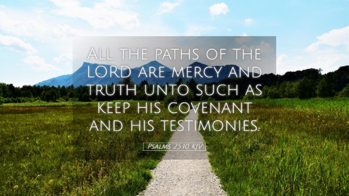 Picture 05 - Psalms 25:10 KJV Desktop Wallpaper - All the paths of the LORD are mercy and truth - Desktop Bible Verse Wallpaper