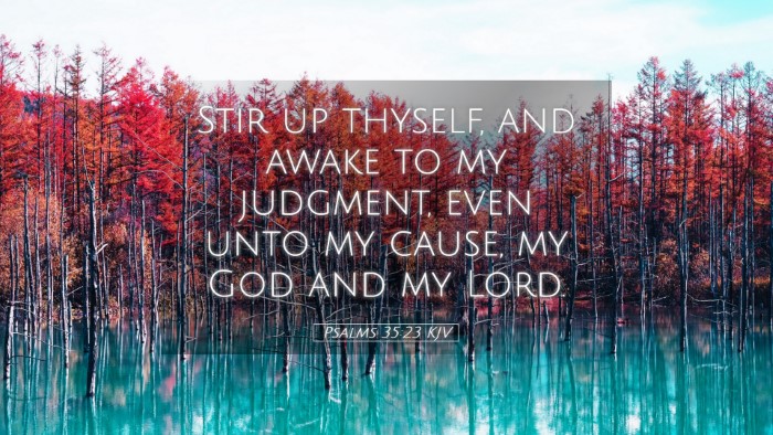 Picture 05 - Psalms 35:23 KJV Desktop Wallpaper - Stir up thyself, and awake to my judgment, even - Desktop Bible Verse Wallpaper