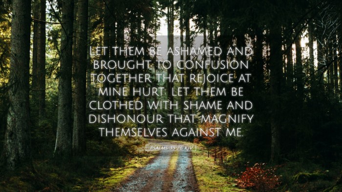 Picture 05 - Psalms 35:26 KJV Desktop Wallpaper - Let them be ashamed and brought to confusion - Desktop Bible Verse Wallpaper