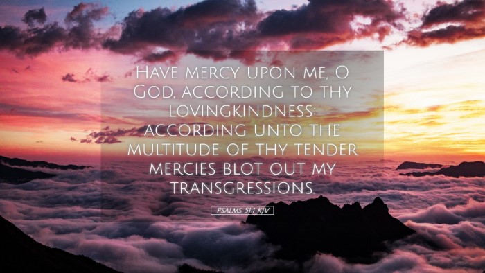 Picture 05 - Psalms 51:1 KJV Desktop Wallpaper - Have mercy upon me, O God, according to thy - Desktop Bible Verse Wallpaper
