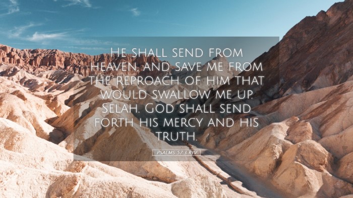 Picture 05 - Psalms 57:3 KJV Desktop Wallpaper - He shall send from heaven, and save me from the - Desktop Bible Verse Wallpaper