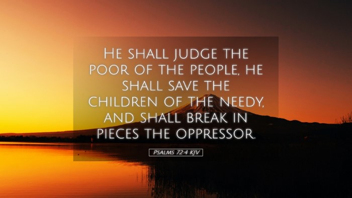 Picture 05 - Psalms 72:4 KJV Desktop Wallpaper - He shall judge the poor of the people, he shall - Desktop Bible Verse Wallpaper