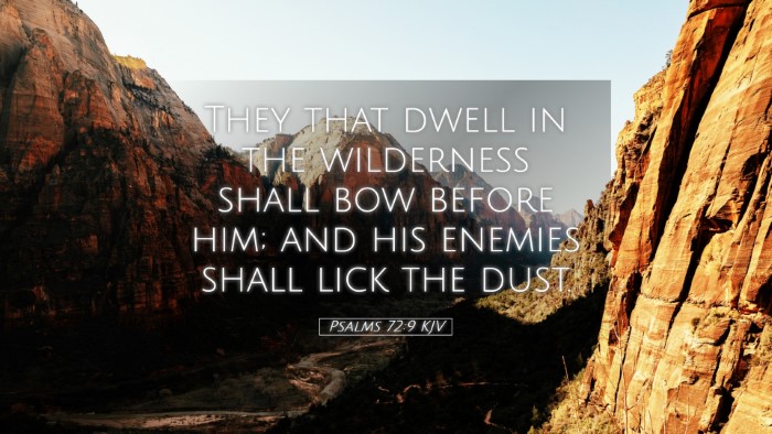 Picture 05 - Psalms 72:9 KJV Desktop Wallpaper - They that dwell in the wilderness shall bow - Desktop Bible Verse Wallpaper