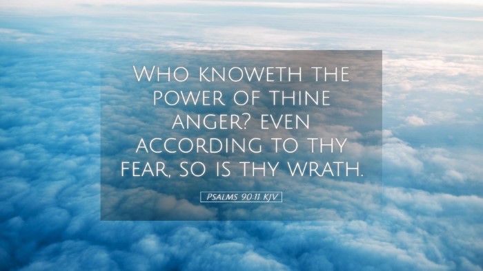 Picture 05 - Psalms 90:11 KJV Desktop Wallpaper - Who knoweth the power of thine anger? even - Desktop Bible Verse Wallpaper