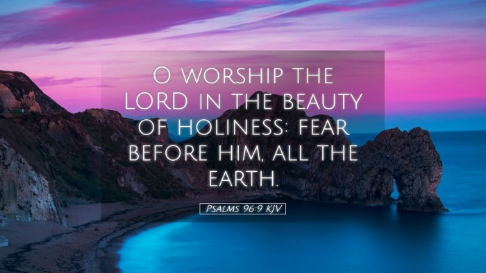 Picture 05 - Psalms 96:9 KJV Desktop Wallpaper - O worship the LORD in the beauty of holiness: - Desktop Bible Verse Wallpaper