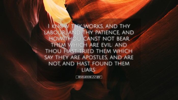 Picture 05 - Revelation 2:2 KJV Desktop Wallpaper - I know thy works, and thy labour, and thy - Desktop Bible Verse Wallpaper