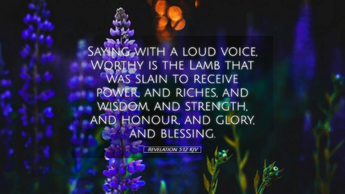 Picture 05 - Revelation 5:12 KJV Desktop Wallpaper - Saying with a loud voice, Worthy is the Lamb that - Desktop Bible Verse Wallpaper