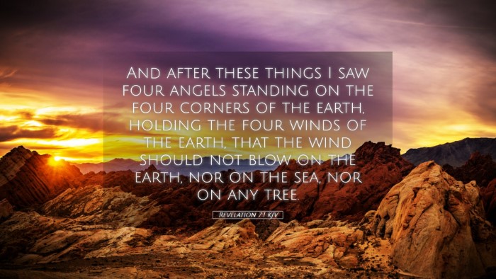 Picture 05 - Revelation 7:1 KJV Desktop Wallpaper - And after these things I saw four angels standing - Desktop Bible Verse Wallpaper