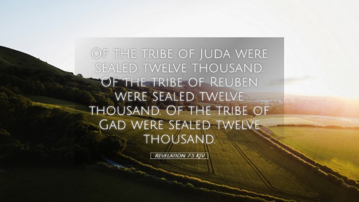 Picture 05 - Revelation 7:5 KJV Desktop Wallpaper - Of the tribe of Juda were sealed twelve thousand. - Desktop Bible Verse Wallpaper