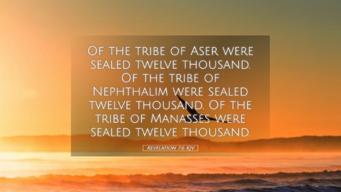 Picture 05 - Revelation 7:6 KJV Desktop Wallpaper - Of the tribe of Aser were sealed twelve thousand. - Desktop Bible Verse Wallpaper